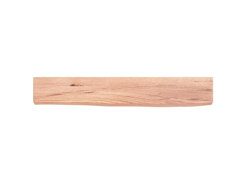 Étagère murale marron clair 60x10x4 bois chêne massif traité