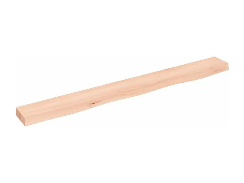 Étagère murale 100x10x4 bois de chêne massif non traité
