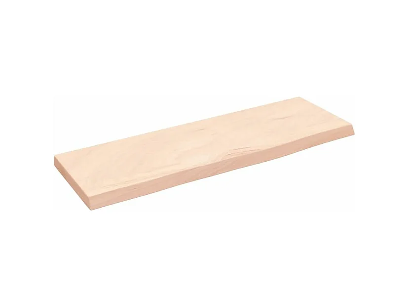 Étagère murale 60x20x2 bois de chêne massif non traité