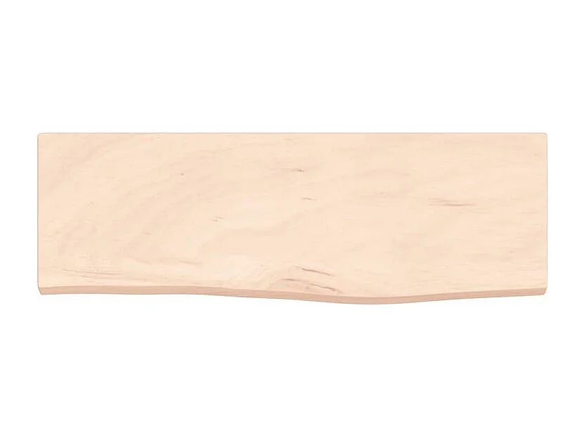 Étagère murale 60x20x2 bois de chêne massif non traité