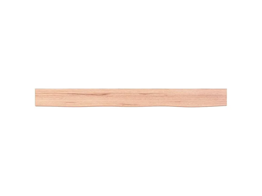 Étagère murale marron clair 100x10x2 bois chêne massif traité