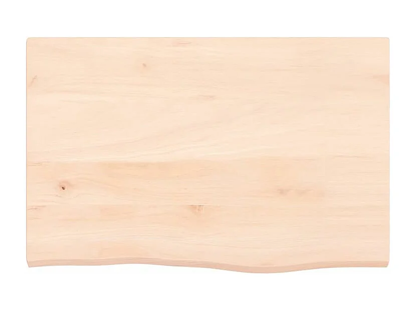 Étagère murale 60x40x2 bois de chêne massif non traité