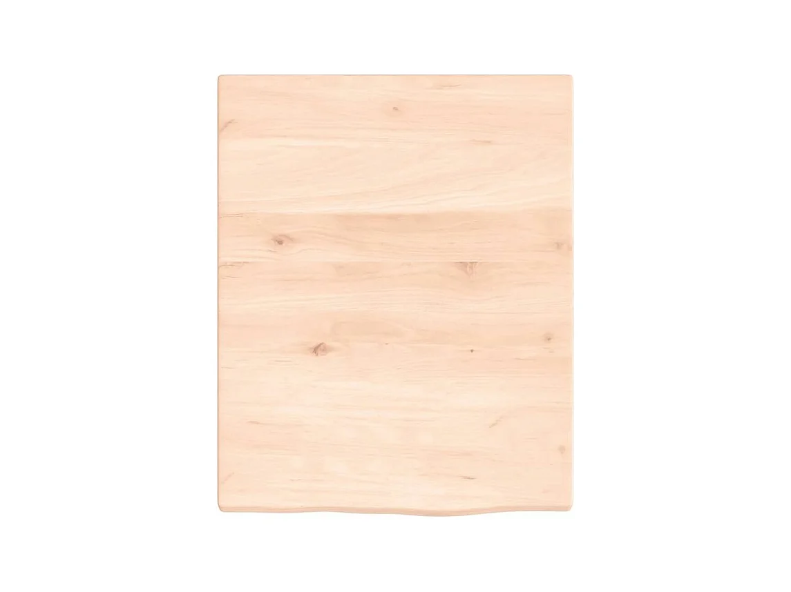 Étagère murale 40x50x2 bois de chêne massif non traité