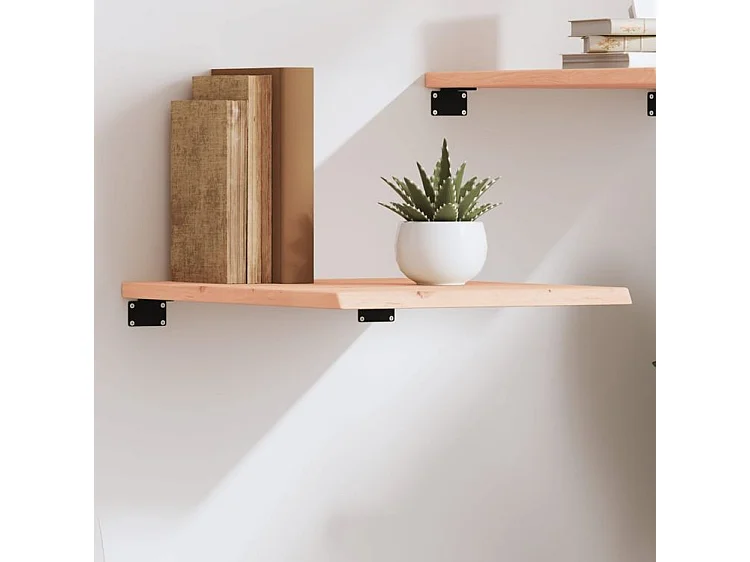 Étagère murale 40x50x2 bois de chêne massif non traité