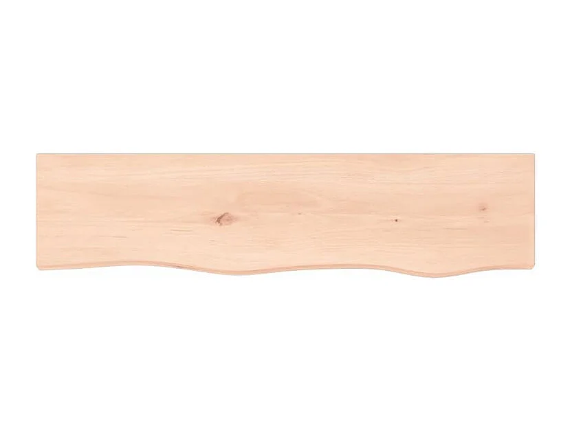 Étagère murale 80x20x4 bois de chêne massif non traité