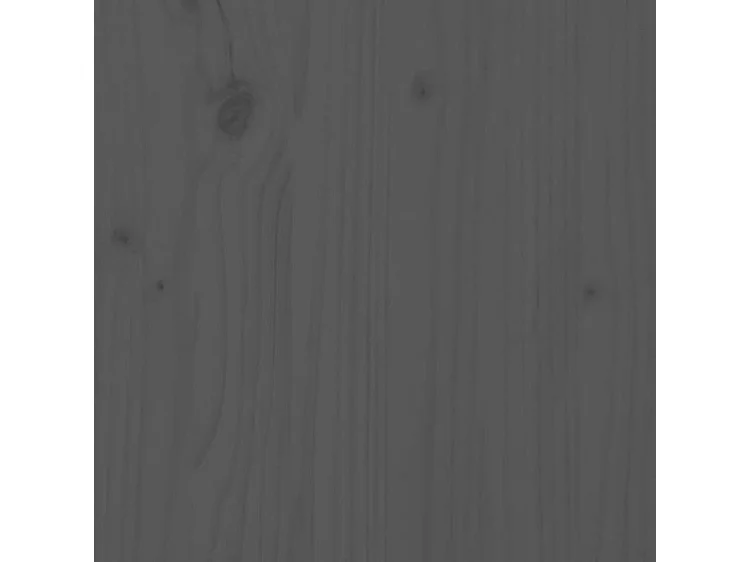 Étagères murales 2 pcs Gris 110x12x9 Bois de pin massif