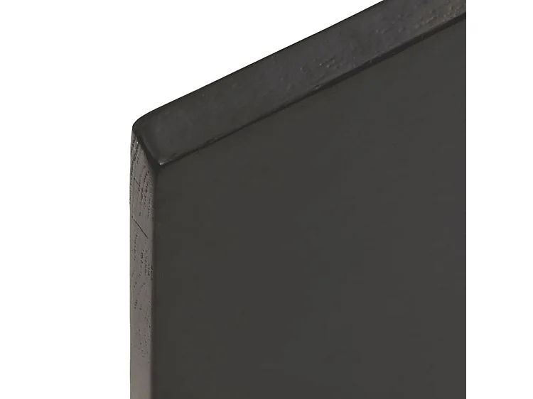 Étagère murale marron foncé 60x40x2 bois chêne massif traité