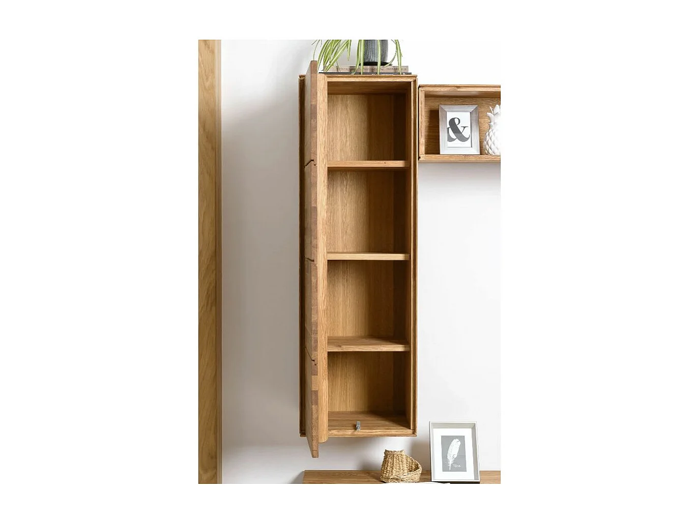 Hangkolom in massief eikenhout Inka 40 cm