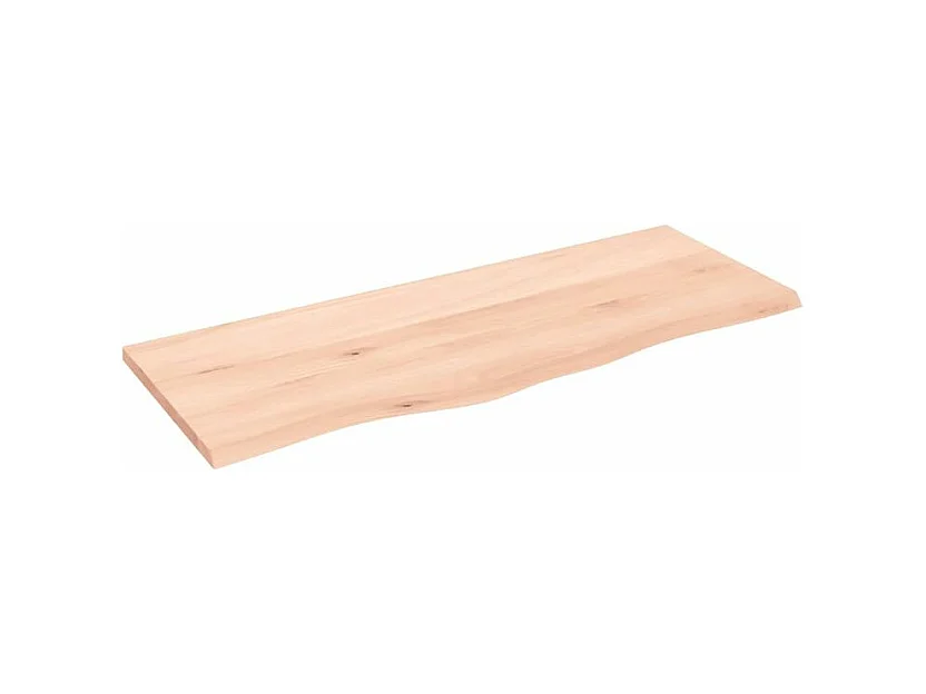 Étagère murale 100x40x2 bois de chêne massif non traité