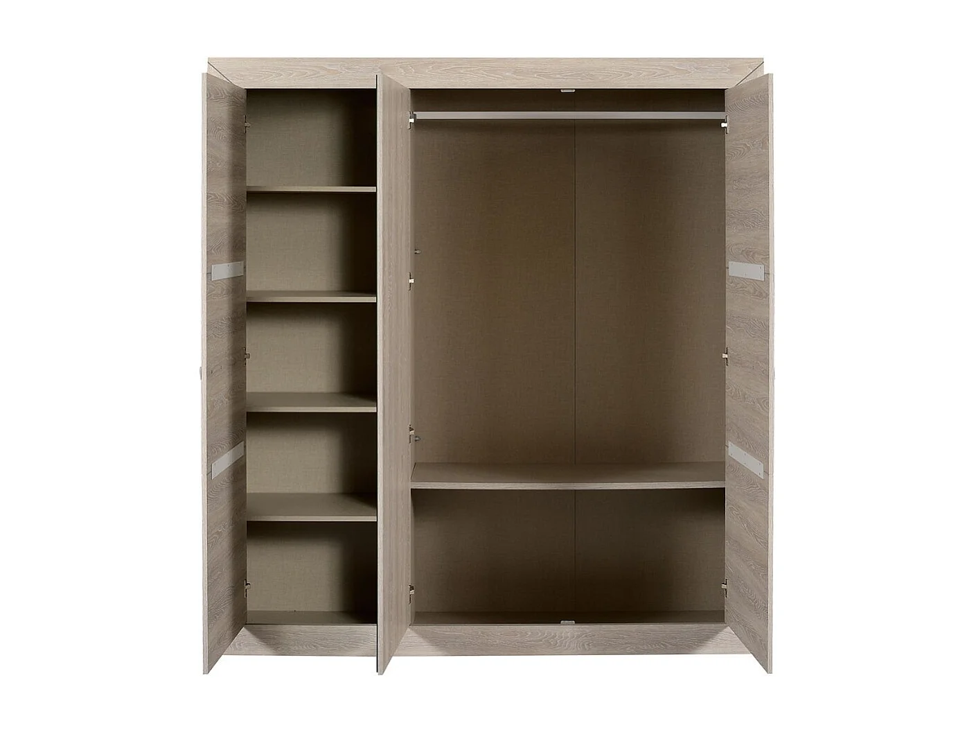 Tablettes bois de chêne grisé Lima - Lot de 3