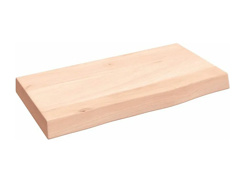 Étagère murale 40x20x4 bois de chêne massif non traité