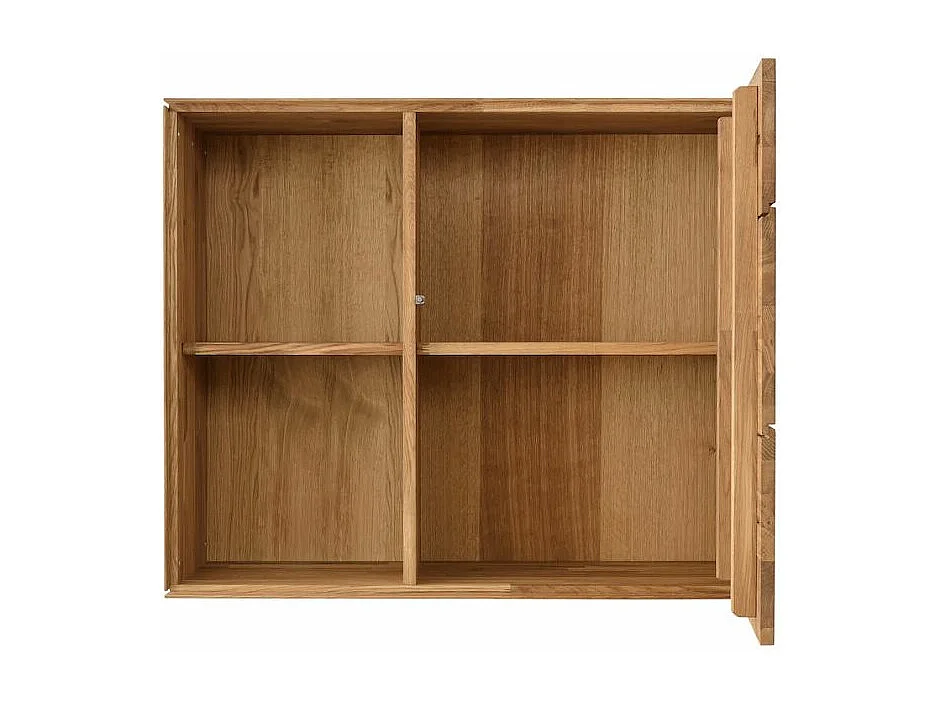 Armoire suspendu en bois de chêne massif Inka 98cm