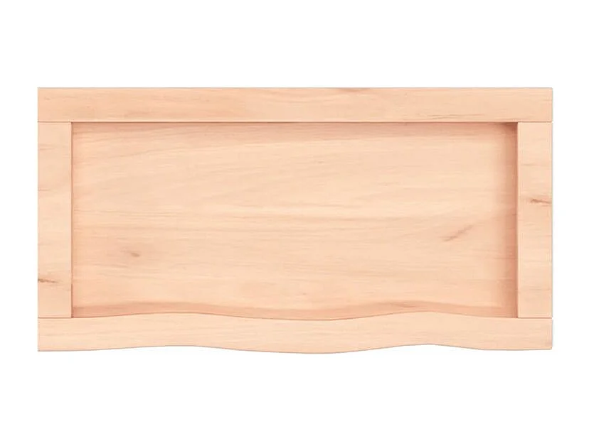 Étagère murale 60x30x(2-4) cm bois de chêne massif non traité