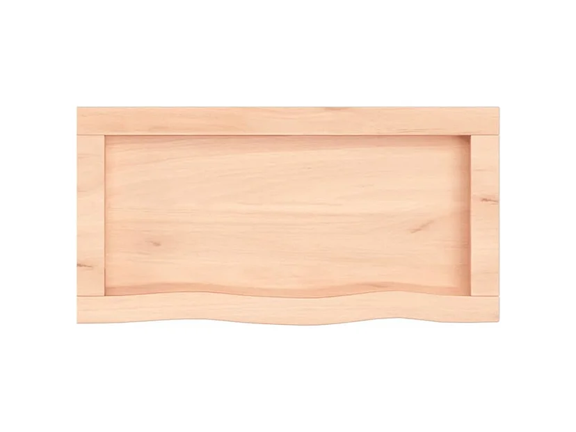 Étagère murale 60x30x(2-4) cm bois de chêne massif non traité