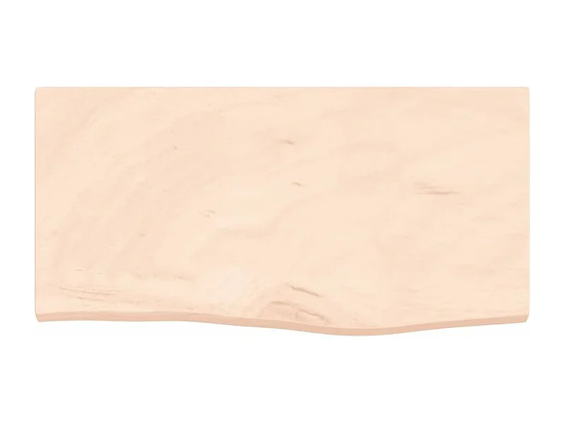 Étagère murale 60x30x(2-4) cm bois de chêne massif non traité