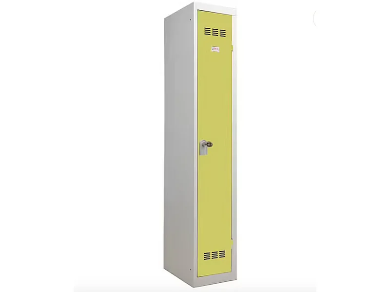 Vestiaire industrie en acier 1 porte Valeo L41xH185xP51 – Fonctionnalité et Robustesse-Vert olive
