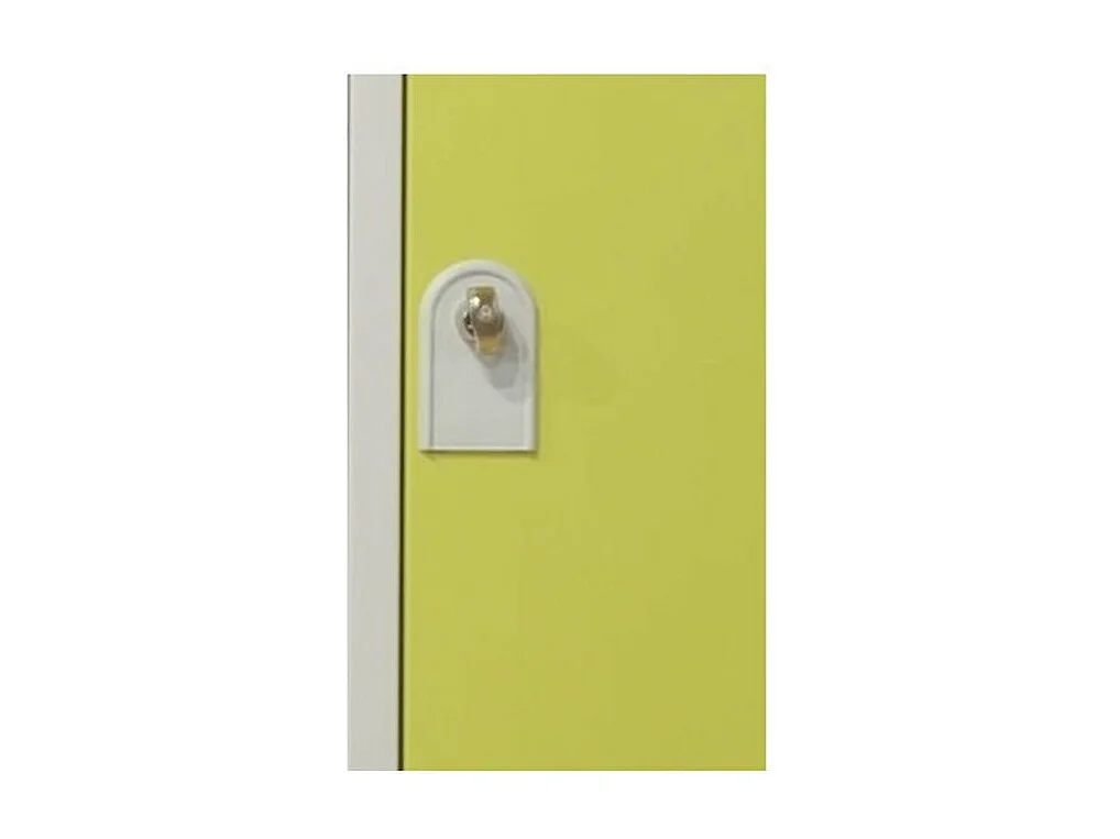 Vestiaire industriel métal anis 1 porte L31xH185xP51