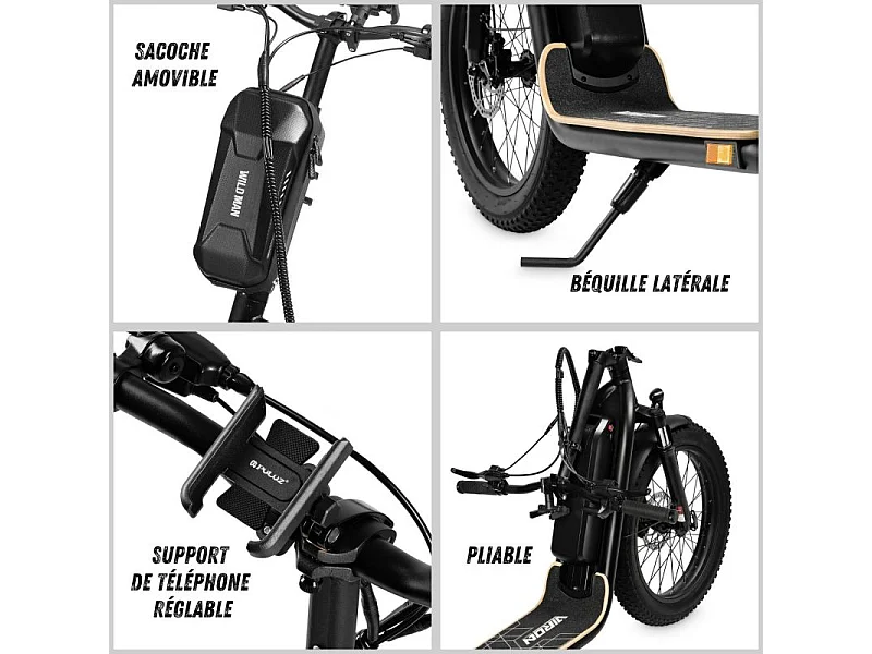 Trottinette électrique 500 W tout terrain E-CROSS EVOLUTION