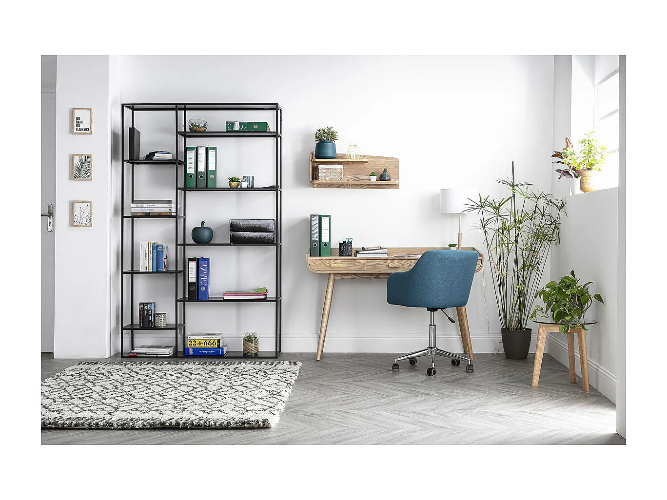 Poltrona da ufficio design PU bianco BALTIK