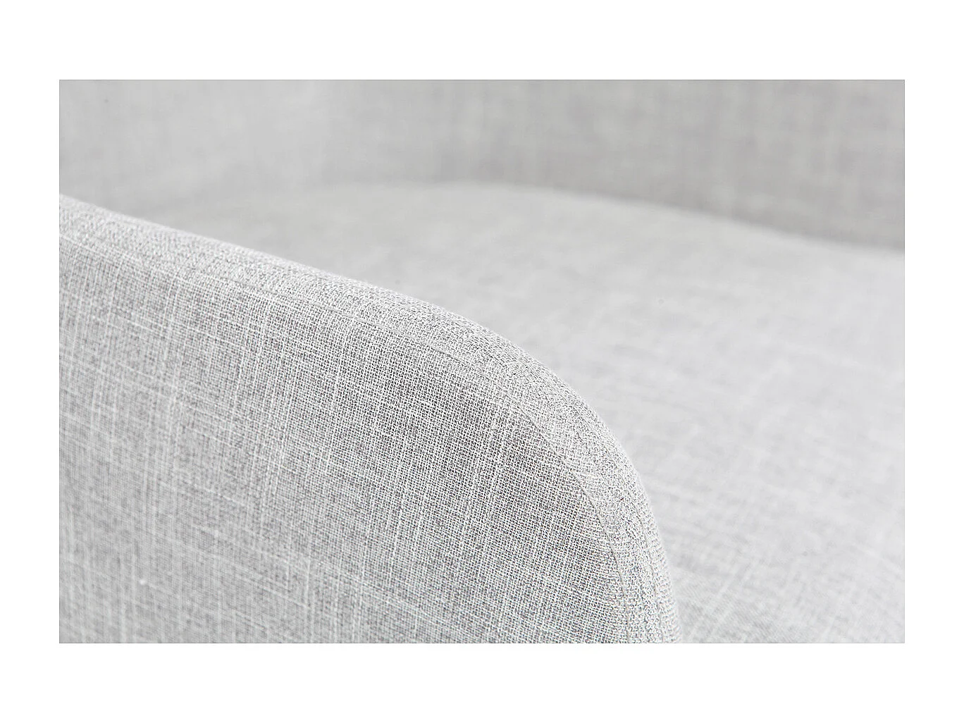 Sillón de escritorio diseño tejido gris SHANA