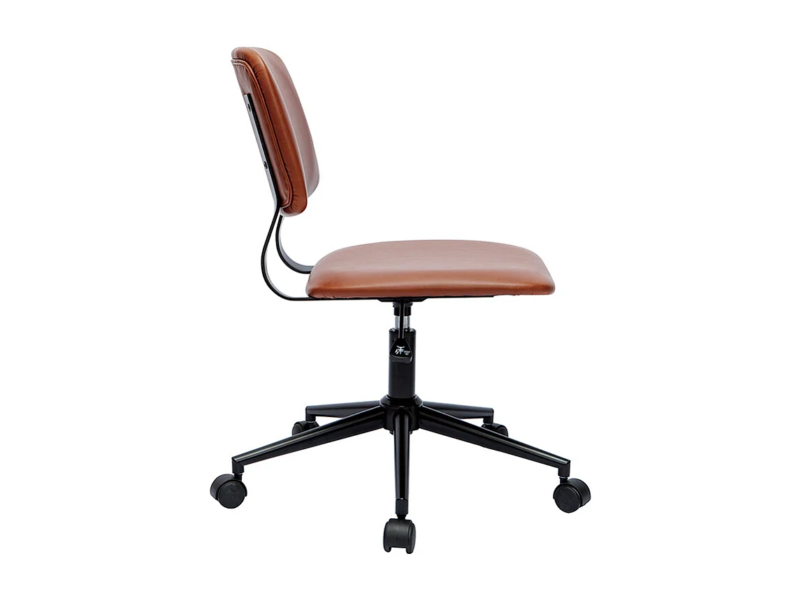 Silla de escritorio vintage marrón LAB