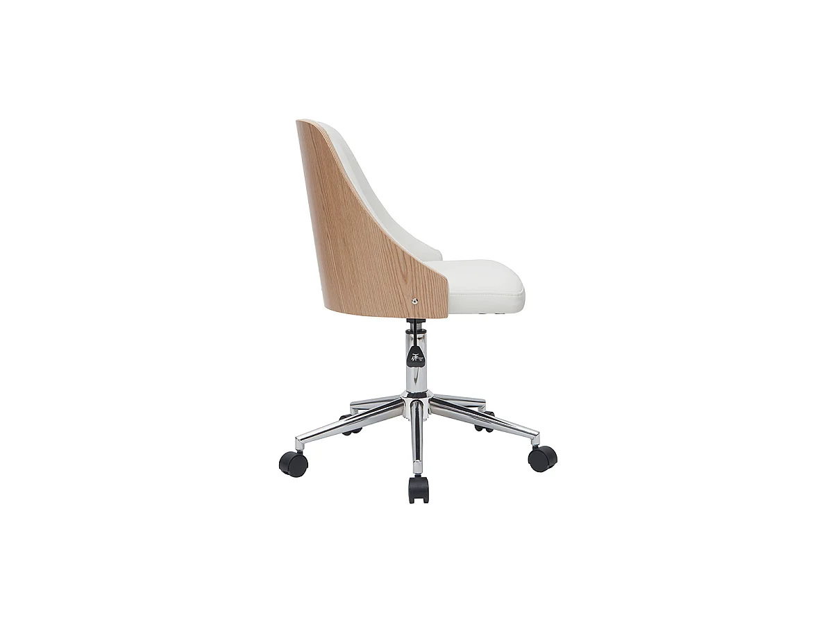 Sillón de escritorio moderno blanco QUINO