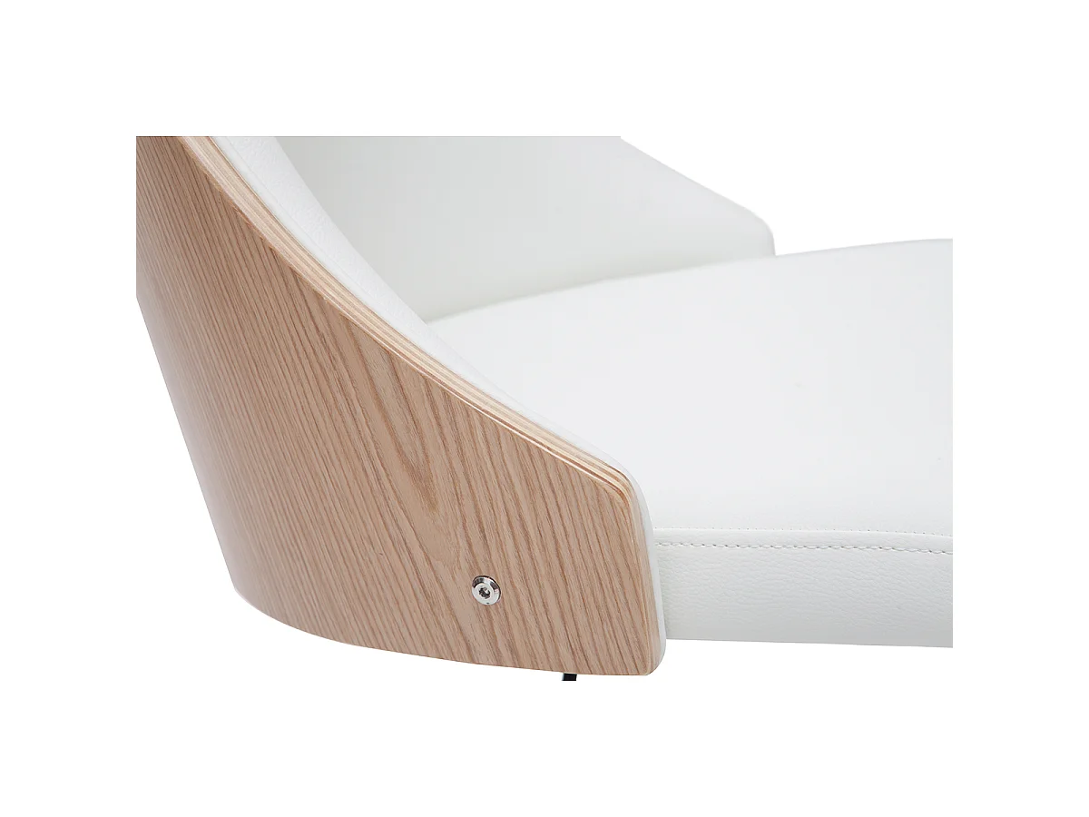 Sillón de escritorio moderno blanco QUINO