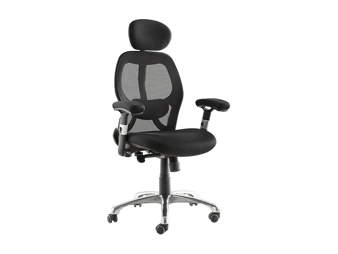 Silla de oficina ergonómica negra Ultimate v2 plus
