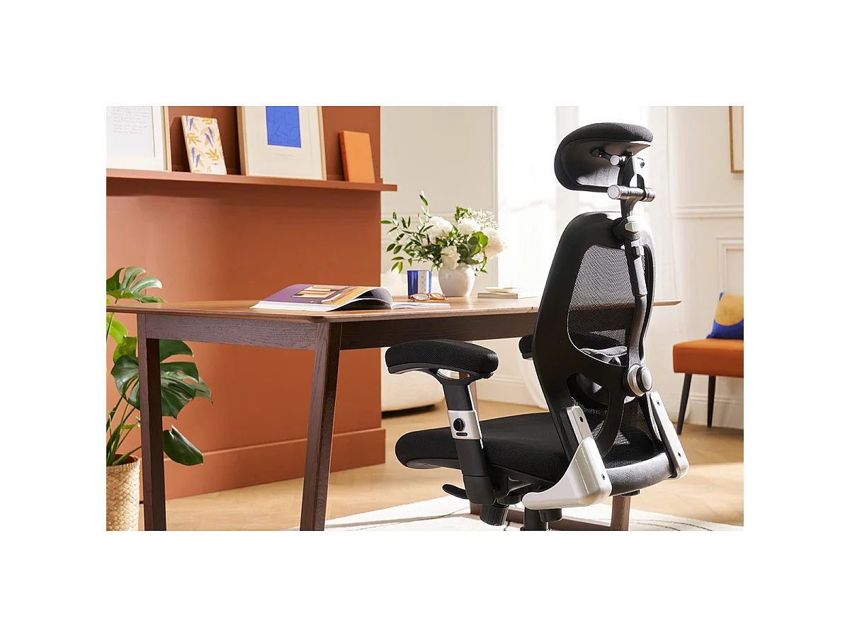 Silla de oficina ergonómica negra Ultimate v2 plus