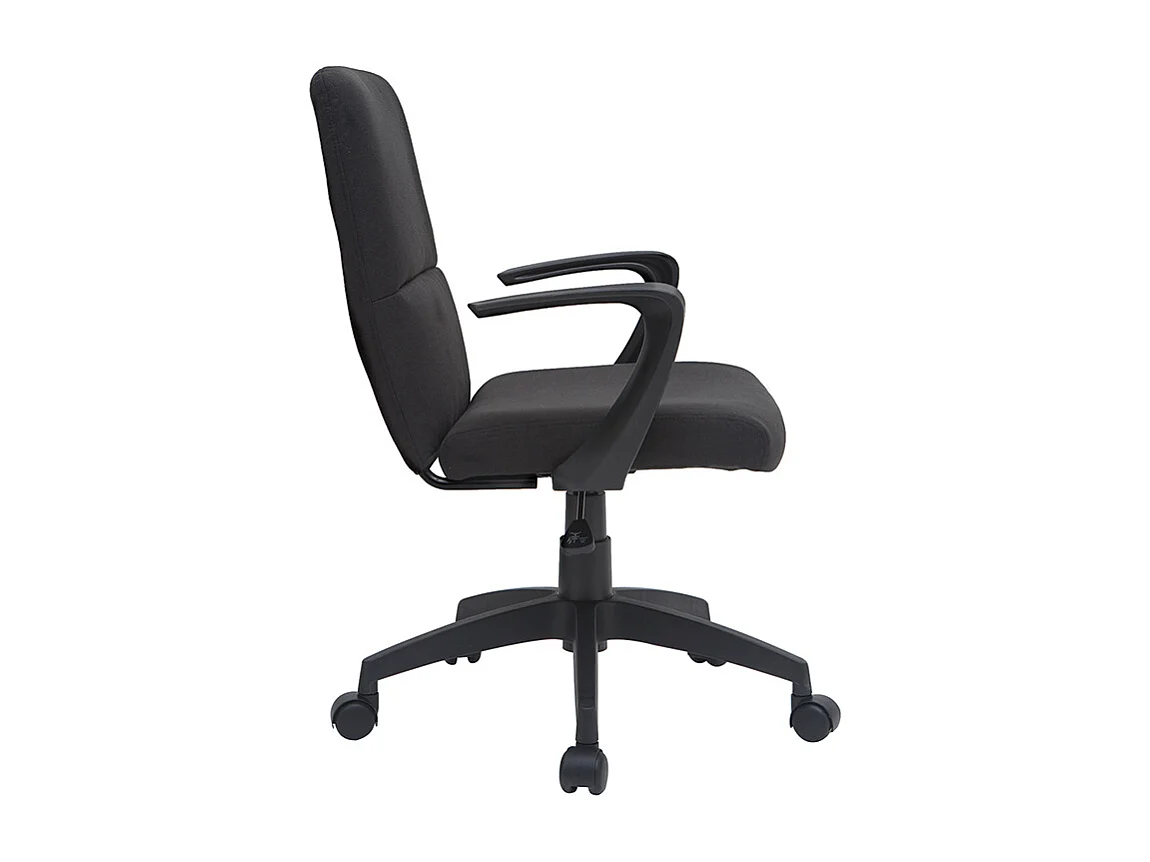 Designer-Bürostuhl schwarz Stoff CHUCK