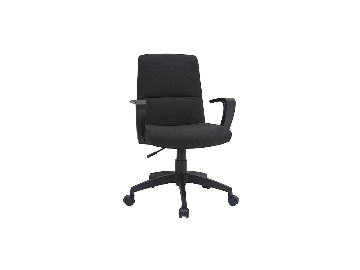 Designer-Bürostuhl schwarz Stoff CHUCK