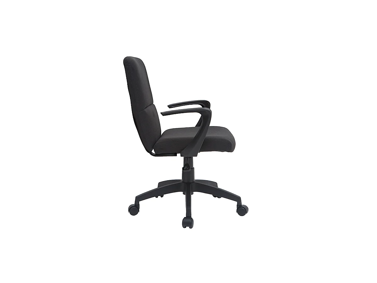 Designer-Bürostuhl schwarz Stoff CHUCK
