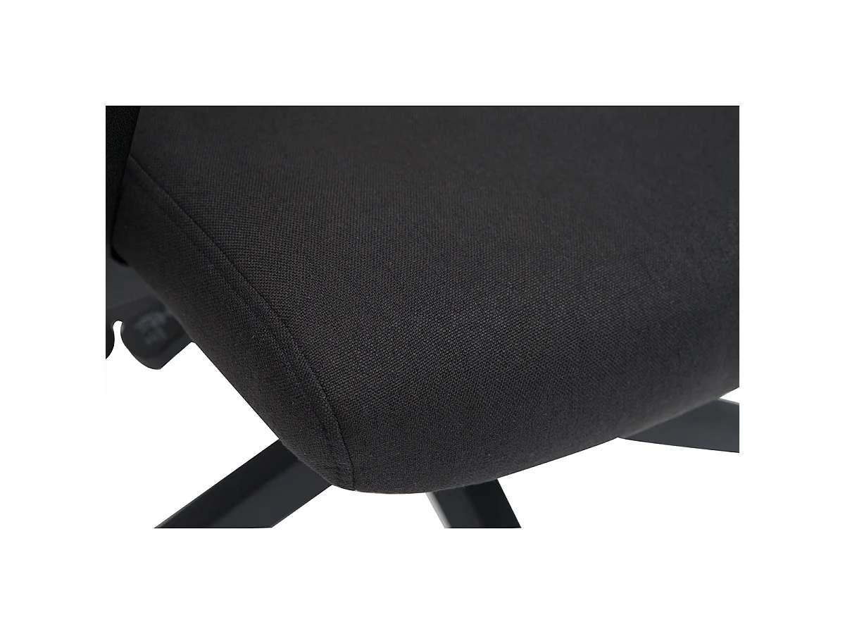 Designer-Bürostuhl schwarz Stoff CHUCK