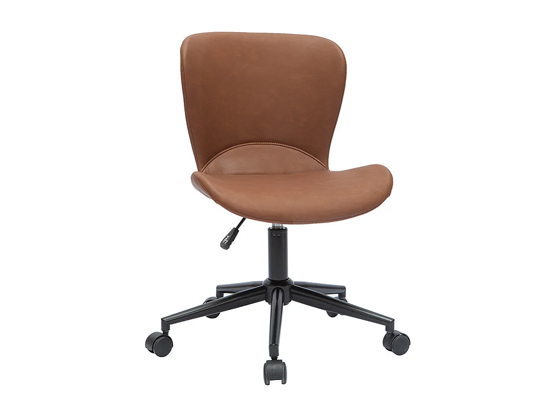 Silla de escritorio moderna marrón JOSH