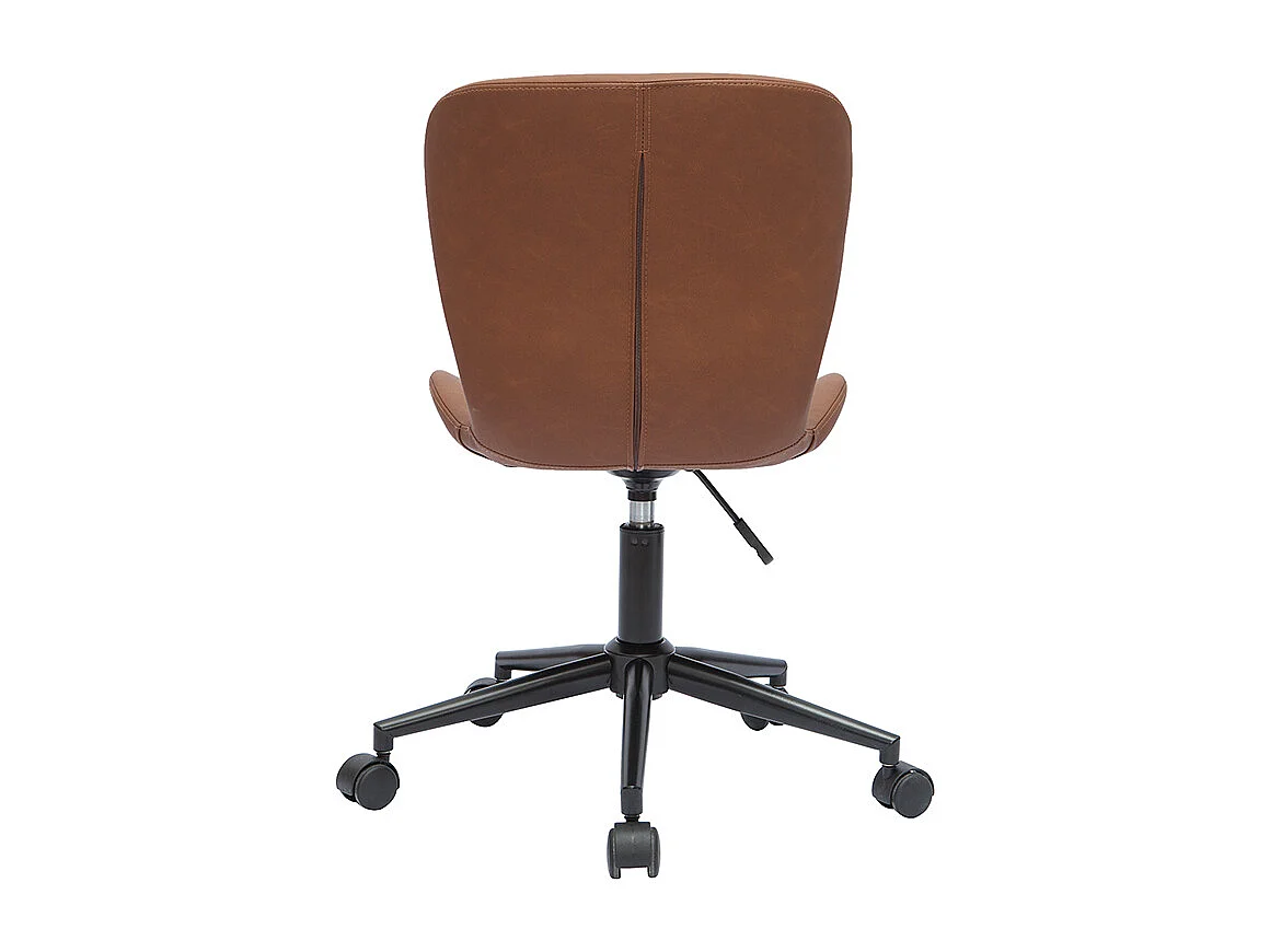 Silla de escritorio moderna marrón JOSH