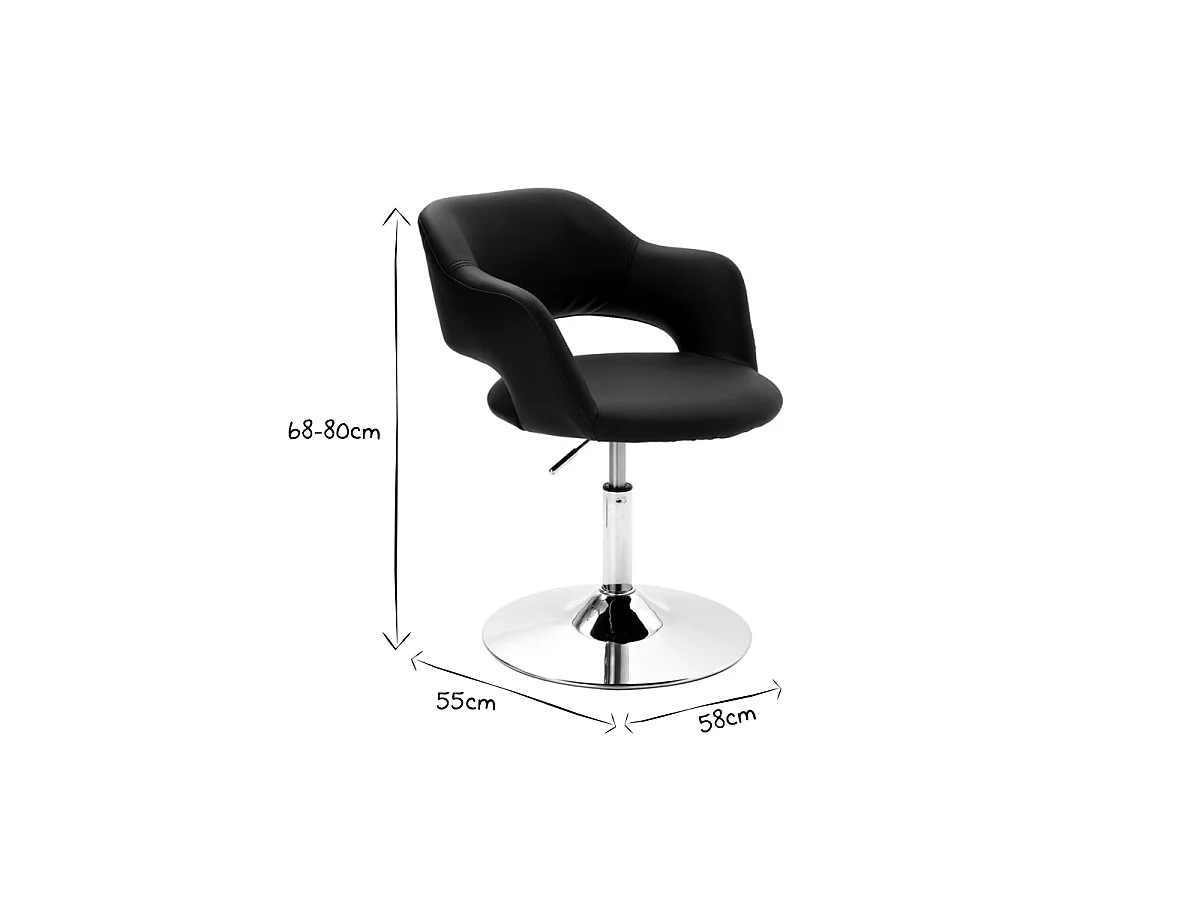 Sillón de diseño blanco JESSY