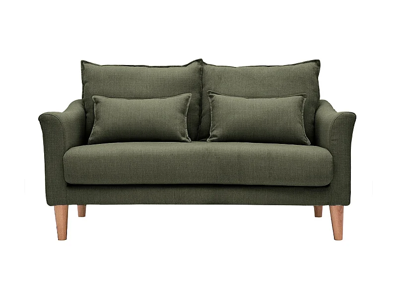 Divano scandinavo 2 posti kaki KATE