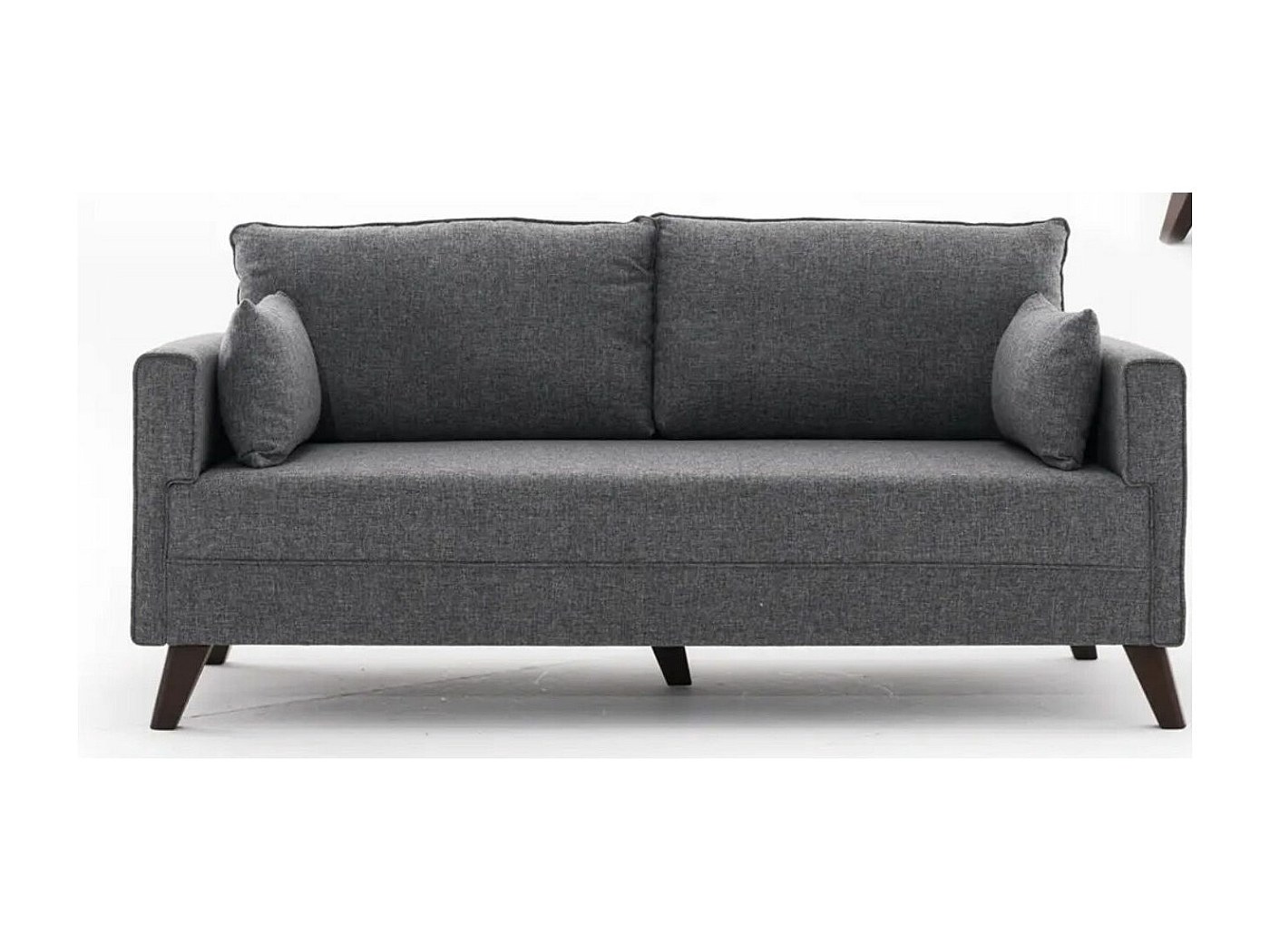 Vesgantti Petit Canapé 2 Places Gris Clair, Canapé en Lin 121cm avec C – Planète Déco
