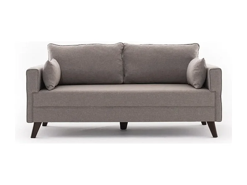 Petite canapé 2 places tissu beige Kandy 177cm