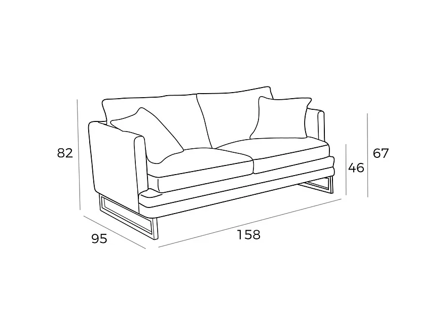 Canapé cuir 2 places Kora-Cuir Piel café