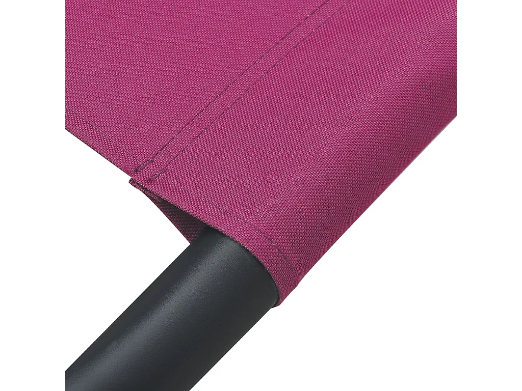 Lit de repos d'extérieur Tissu Rose