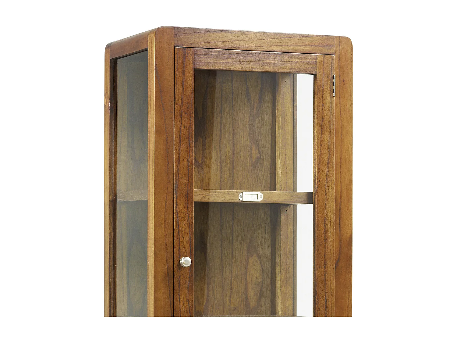 Vitrina Mindy madera maciza 2 puertas 3 cajones Sotchy 50 cm