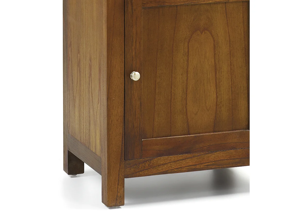 Vitrina Mindy madera maciza 2 puertas 3 cajones Sotchy 50 cm