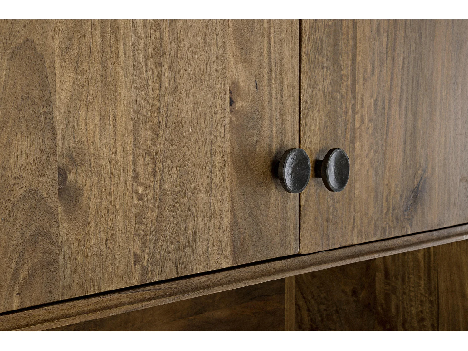 Vaisselier 4 portes 1 niche en bois de manguier Sylvie L 104cm