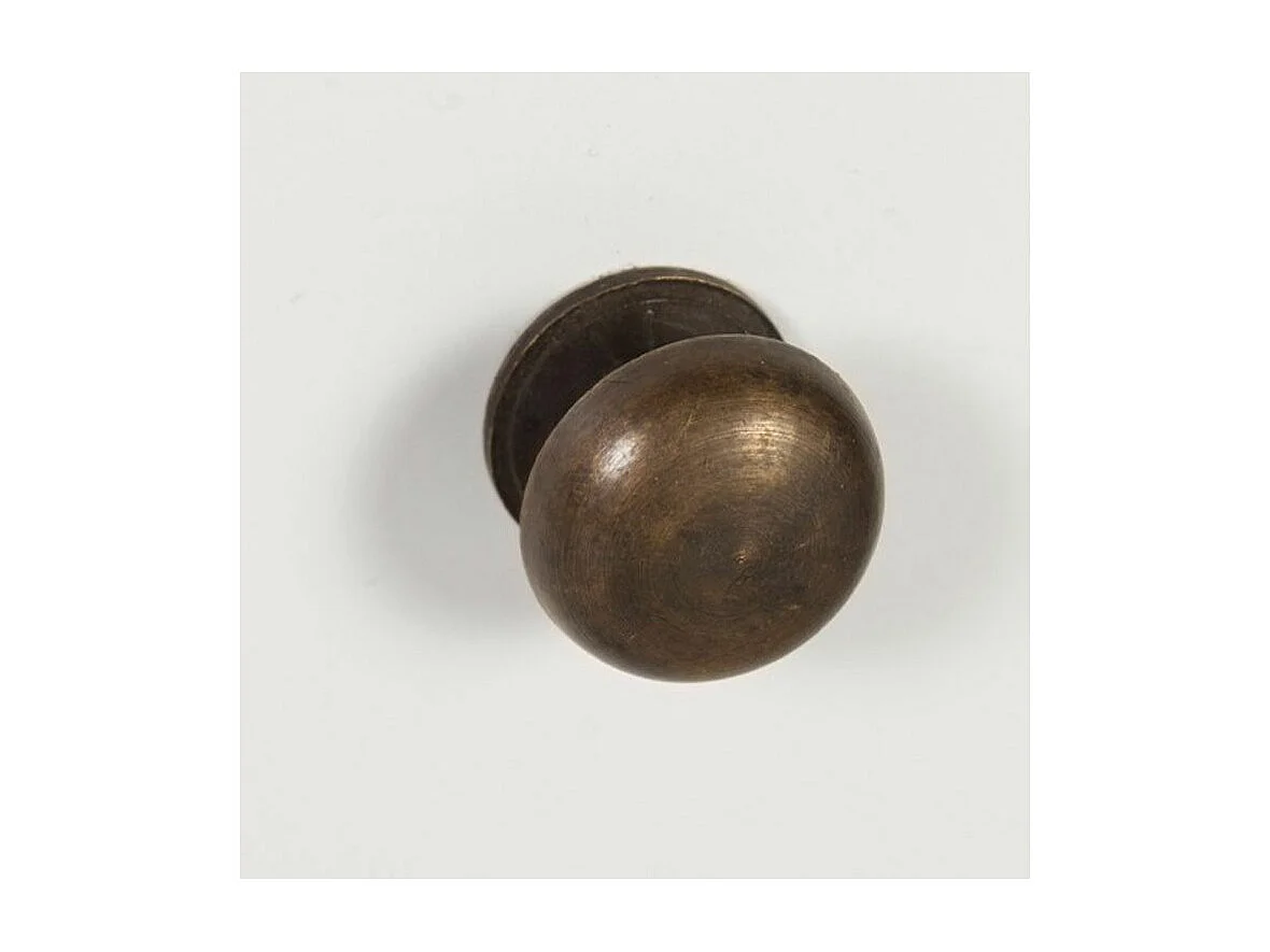 Vitrine 2 deuren 1 lade massief mindi hout wit Kourame 55 cm