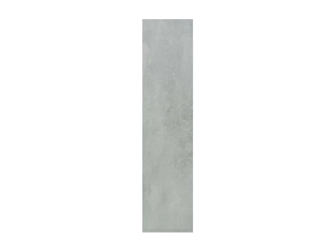 Bibliothèque bois gris effet béton Athena 66cm