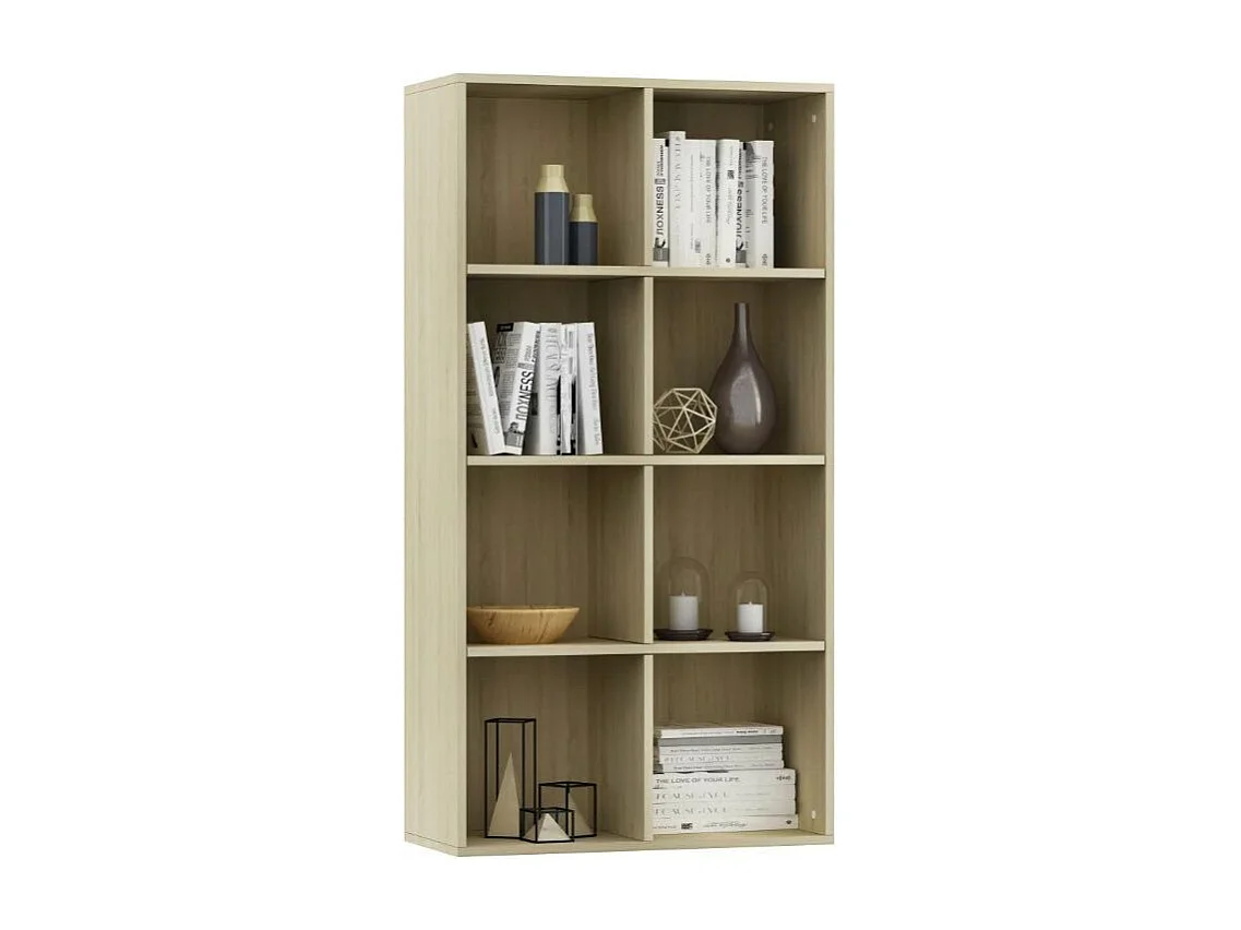 Bibliothèque chêne clair Athena 66cm