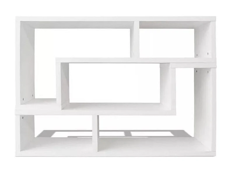 Rangement modulable bois blanc Chickie L 120 x H 56-28 x P 30cm