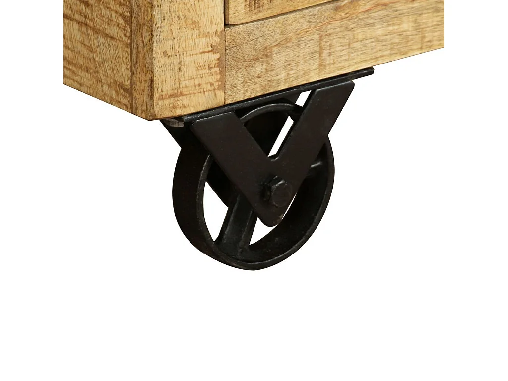 Table basse bois de manguier Induka 70cm