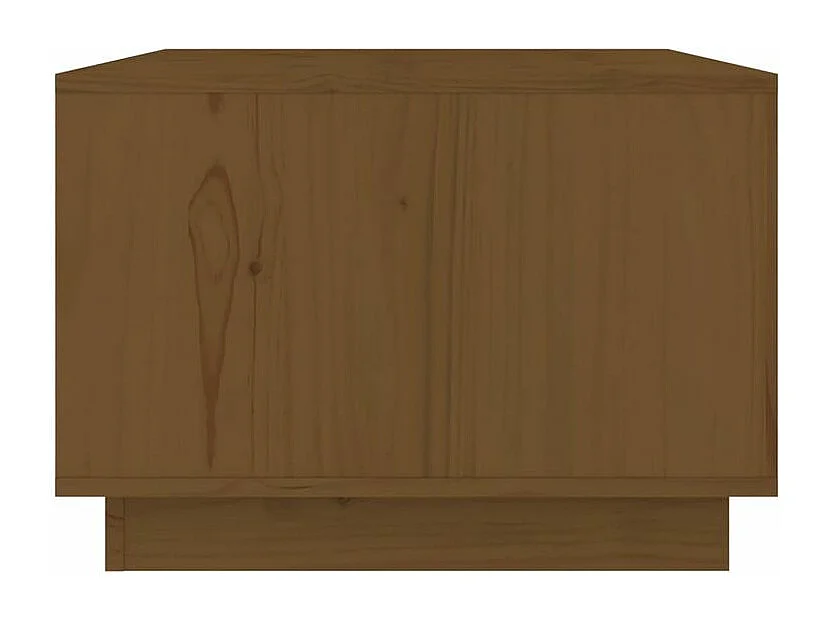 Table basse Marron miel 80x50x35 Bois massif de pin